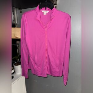 Tommy Bahama Pink Zip-Up Lightweight Jacket